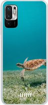 6F hoesje - geschikt voor Xiaomi Redmi Note 10 5G -  Transparant TPU Case - Turtle #ffffff