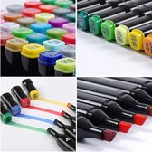 80 Stuks viltstiften TOUCH COOL PRO Markers 80 Kleuren Tekenen Inkleuren Ontwerpen