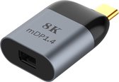 GR4IT USB-C naar Mini DisplayPort Adapter - 8K 60Hz - USB Type C - Thunderbolt 3 - Spacegrey