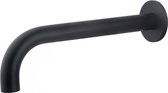 Bally Inbouw Baduitloop Rond 25cm 1/2″ Mat Zwart
