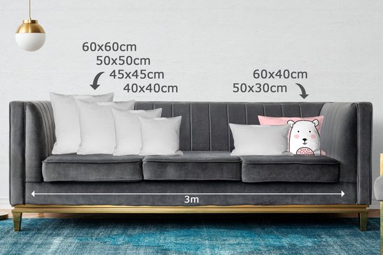 Sierkussen - Ours - Multicolore - 40 Cm X 60 Cm
