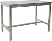 Saro Roestvrijstalen tafel, zonder onderblad - 600 mm diepte, 1000 mm | 600-1015