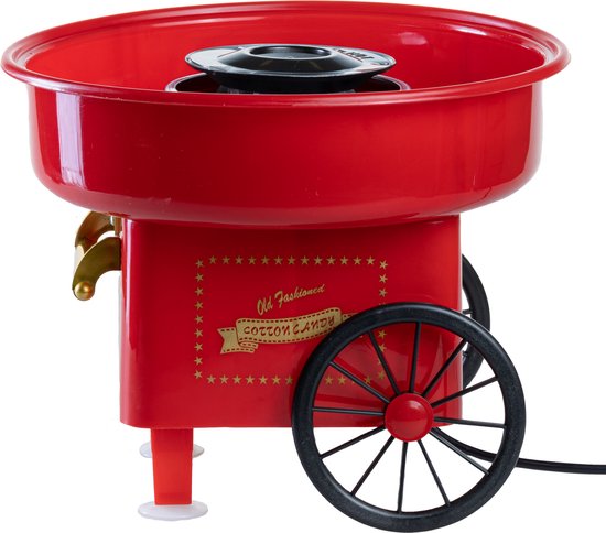United Entertainment® - Cotton Candy Maker - Suikerspin - Mini suikerspin maker - Kunststof - Rood