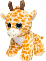 LG-importations Hug Giraffe Dots Marron 23 Cm