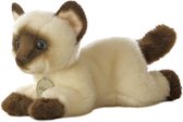 Aurora Knuffelkat Mini Yoni Siamees Bruin 20 Cm