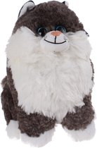 Kamparo Knuffelkat Sparkle Eyes 23 Cm Zwart