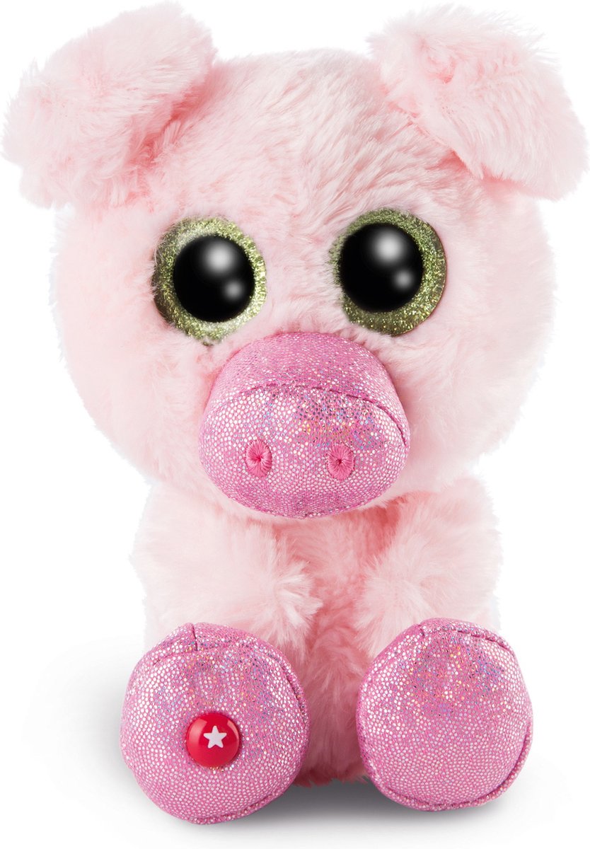 Nici Knuffel Glubschis Varken Junior 15 Cm Pluche Roze