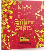 NYX Professional Makeup Holidays 2021 Gimme Super Stars! 12 Day Vegan Advent Calendar