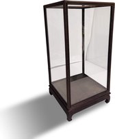 Vierkante Stolp-Vitrine | x 17 35cm | Glas | bol.com