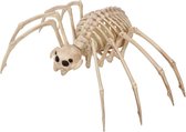 Halloween - Horror decoratie skelet tarantula spin 35 x 20 cm - Halloween decoratie dieren - Spinnen geraamte
