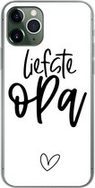 Geschikt voor iPhone 11 Pro hoesje - Spreuken - Liefste opa - Opa - Quotes - Siliconen Telefoonhoesje