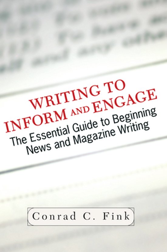 Writing To Inform And Engage - cover