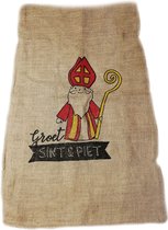 De zak van Sinterklaas - Jute - 100 x 60 cm - Cadeau - Sinterklaas - Piet - Schoencadeautjes sinterklaas