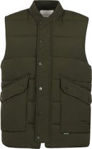 Scotch and Soda - Bomber Bodywarmer Donkergroen - M - Modern-fit