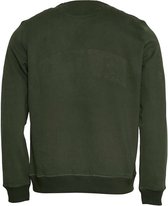 River Woods Sweater met ronde hals in groen