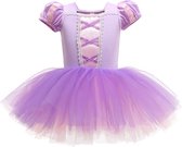 Supercute ballerina balletpak prinses lila maat 110/116 met gratis eenhoorn rugzak