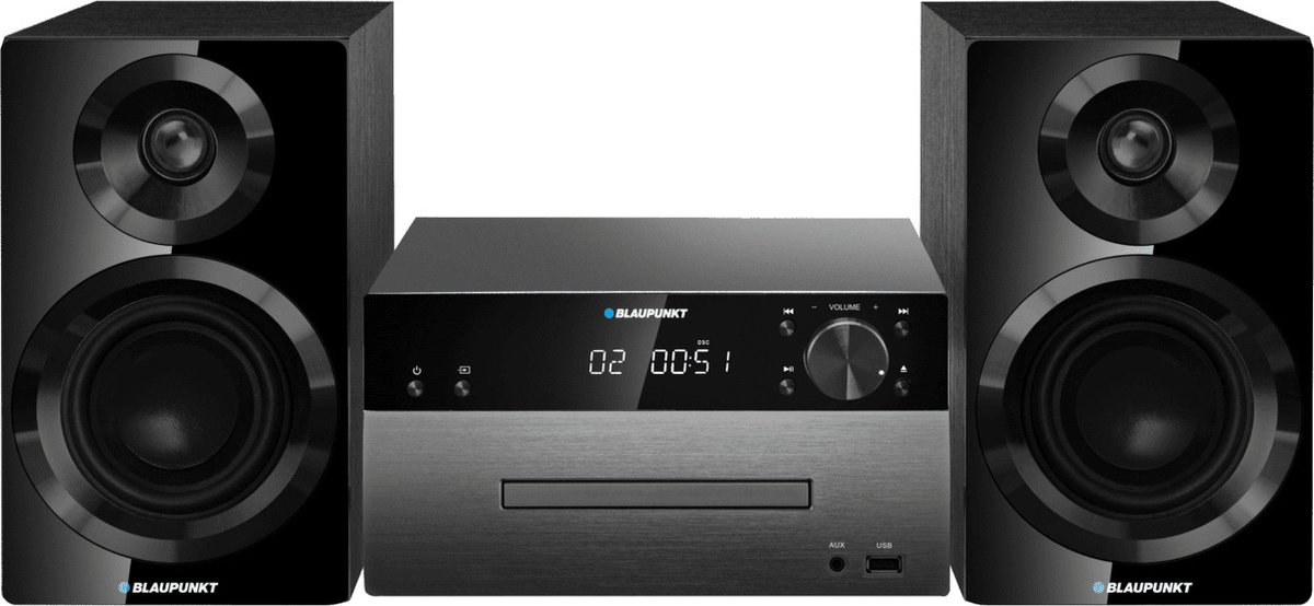 Blaupunkt - Micro System / Compact System / CD-speler / AUX / Bluetooth / FM Radio AUX-ingang / USB