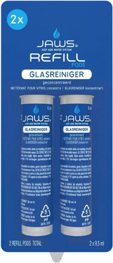 Jaws Refill Pods Glasreiniger 2 x 95 ML