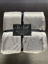 Super soft fleece plaid Luxury 130x160 cm