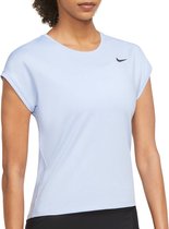 Nike Court Victory Shirt  Sportshirt - Maat L  - Vrouwen - licht blauw