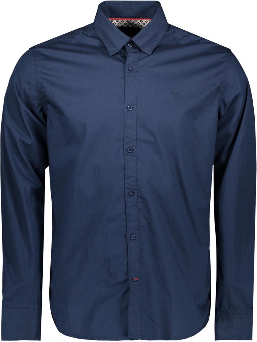 Twinlife Overhemd Shirt Basic Plus Tw12201 565030 Dress Blues 565 Mannen Maat - L