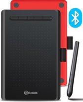Forexa Tekentablet - Grafische tablet - 21cm x 16,5cm - 5 Inch Werkruimte - 5080 LPI - 8192 Drukpunten - 233 Pensnelheid - Geschikt voor Windows/Mac OS/Android - USB - Wit