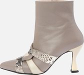 KUNOKA Alice Grey snake - Enkellaarsjes Dames - maat 38 - Grijs