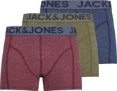 JACK&JONES JACNOOR TRUNKS 3 PACK Heren Onderbroek -  Maat XL