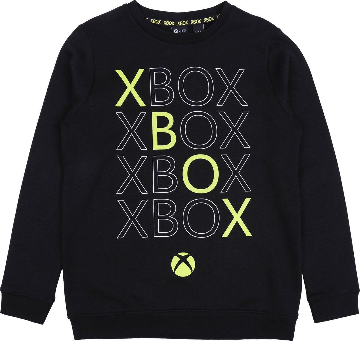 Zwart sweatshirt met lange mouwen Xbox 8-9 jaar 134 cm