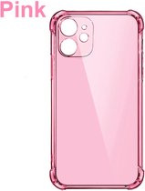 Iphone - apple - 11 pro max - cover - flexibel -  roze - bescherming - valbescherming