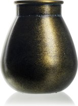 Glazen vaas 'Aliya' goud - Mat - Luxe kwaliteit - Bloemen/Boeket - Decoratie