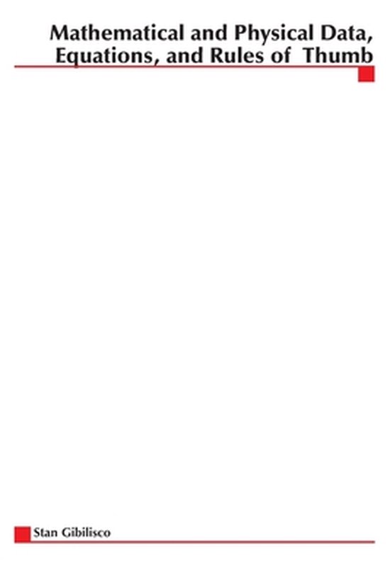 Mathematical and Physical Data, Equations, and Rules of Thum ... - cover