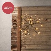 Poolster goud met 64 micro LED lampjes - Ø 40 cm