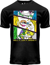 Fox Originals Neon met Blacklight R L S Essentials Heren T-shirt Maat S