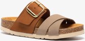 Hush Puppies meisjes bio slippers - Cognac - Maat 35