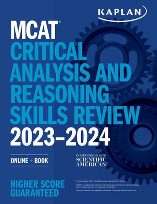 Kaplan Test Prep MCAT Critical Analysis and Reasoning Skills Review