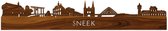 Skyline Sneek Palissander hout - 100 cm - Woondecoratie design - Wanddecoratie - WoodWideCities