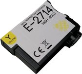 Inktplace Huismerk T2714 Inkt cartridges Yellow / Geel geschikt voor Epson