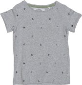 Ebbe - jongens T-shirt - grey melange - Maat 134