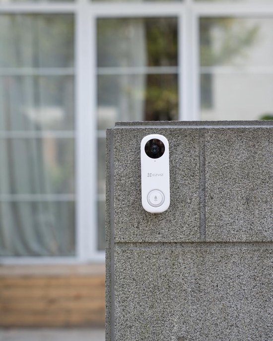 Ezviz DB1C Wifi Videodeurbel - werkt met Google Assistent - Zonder Abonnement - Wit — afbeelding 5