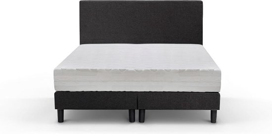 Microbe kijk in dek Beter Bed Cisano Complete Boxspring met Silver Pocket Deluxe Foam Matras -  160x200 cm... | bol