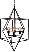 Light & Living Hanglamp Baula - Mat Zwart - 4L - 32x66x107cm