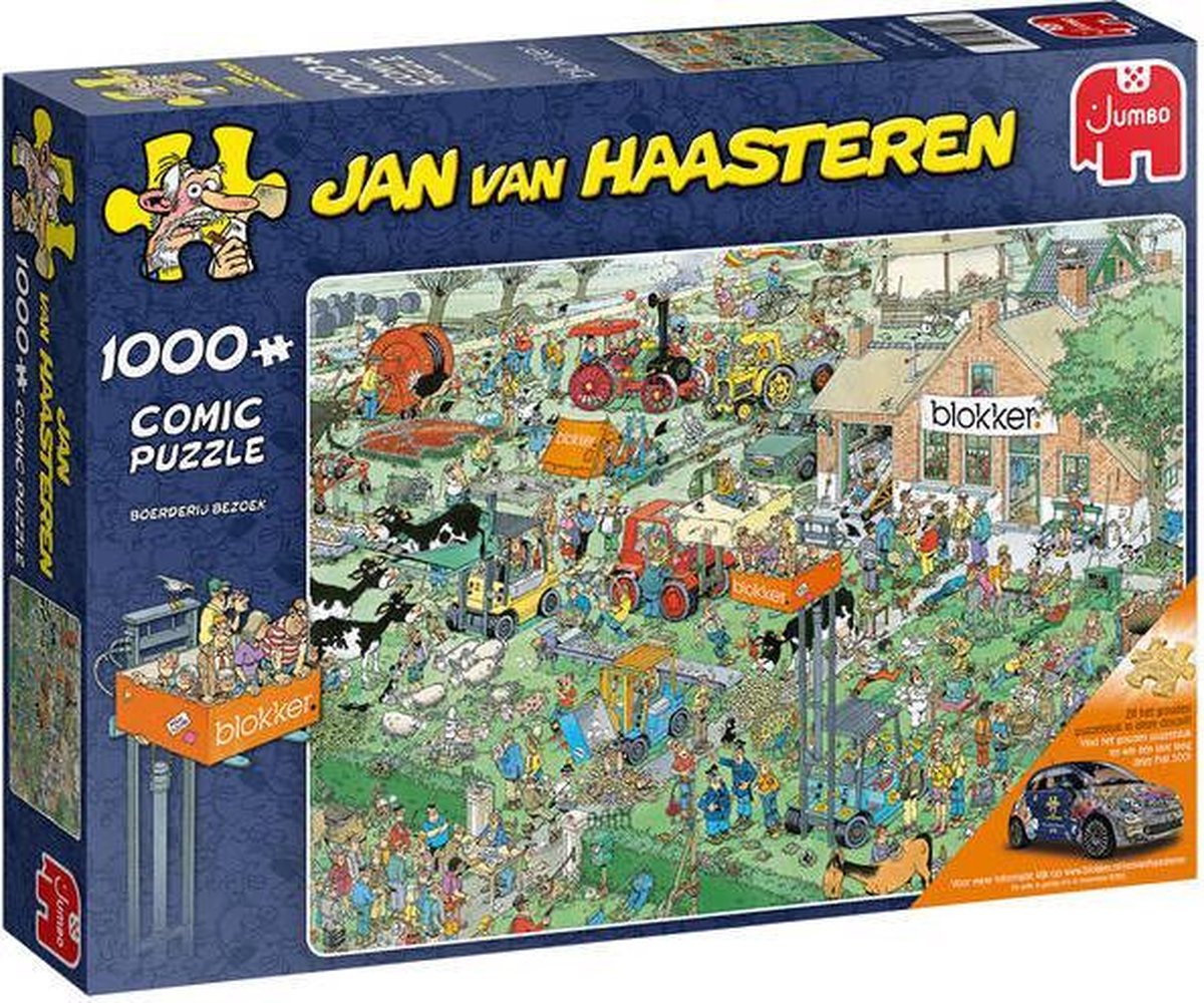 Identiteit Gemiddeld Patriottisch Jan van Haasteren Boerderij Bezoek Blokker special puzzel - 1000 stukjes |  bol.com