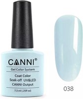 Canni - Gel nagellak - Gellak - Gelpolish - Gel Polish - UV & LED - Light Blue (038)