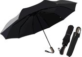 Automatische 2 personen King-Size Stormparaplu Ø 123 cm - Incl. UV bescherming - Zwart