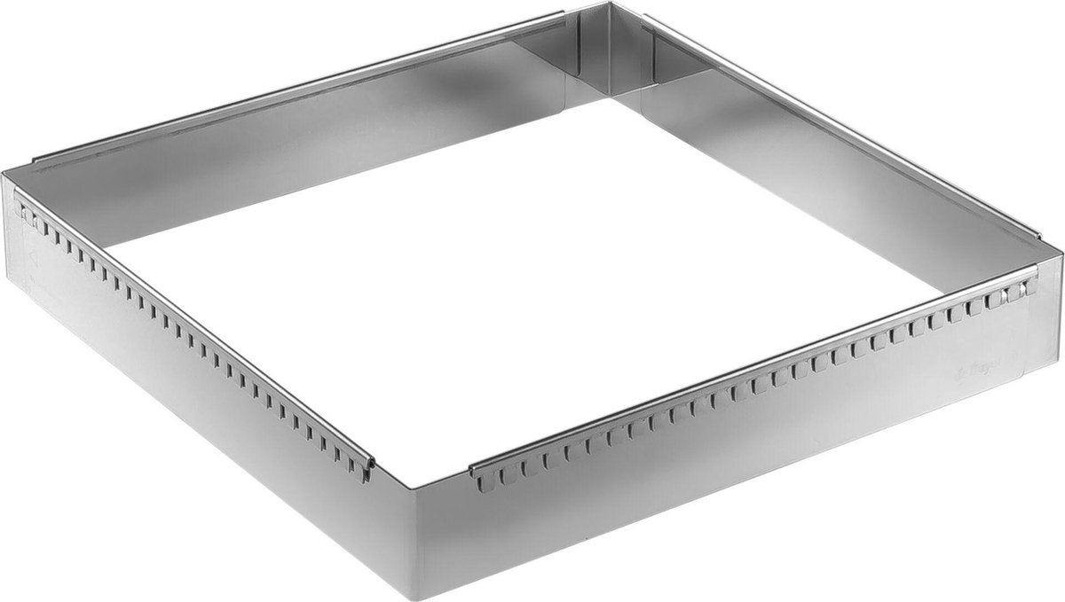 De Buyer Patisserie vorm rvs 30-57cm vierkant