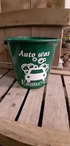 Emmer - 5 Liter - Groen - 'Autowas emmer' - Kado