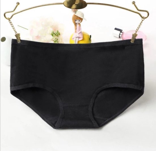 Dames Onderbroek - Zwart - Maat L - Dames ondergoed zwart bol.com