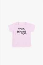 Toys before boys T-shirt Lilac – maat 104