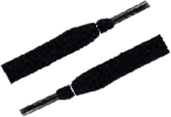 Cordial - Schoenveters - zwart plat geweven veterlengte 180 cm 8-10 gaatjes